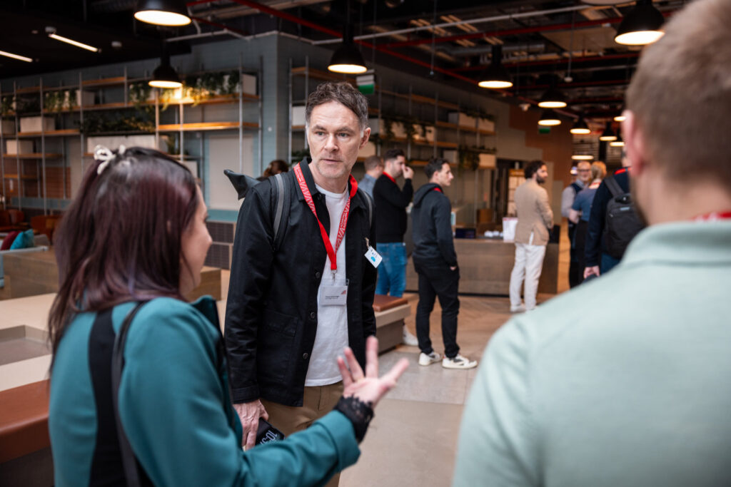 Thomas im Microsoft Headquarter in Dublin – Zukunftsreise Irland 2026 © David Johansson