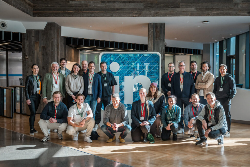 Die Österreich-Delegation der "Zukunftsreise Digital Marketing & AI" bei LinkedIn © David Johansson