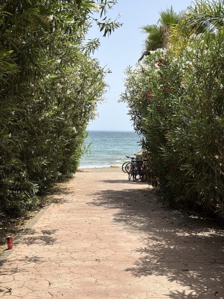 Erster Meerblick bei Marbella